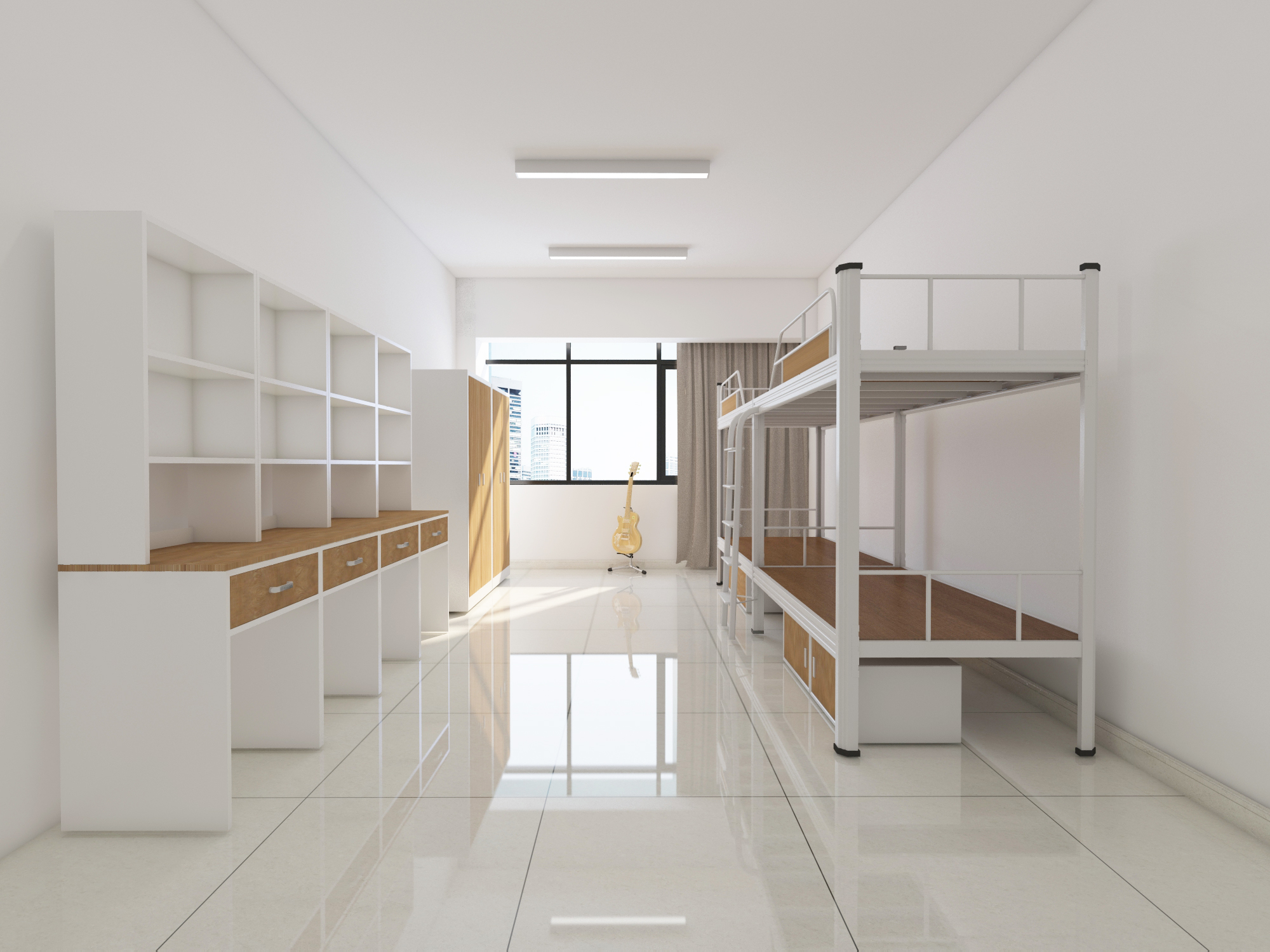 是什么讓雙層鐵床成為宿舍家具？